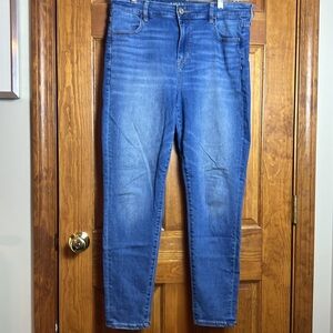 Women's American Eagle Size 16 Next Level Stretch Hi-Rise Jegging